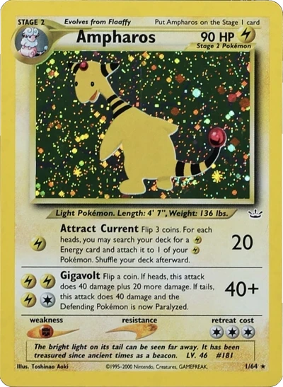 Ampharos Regular Holo