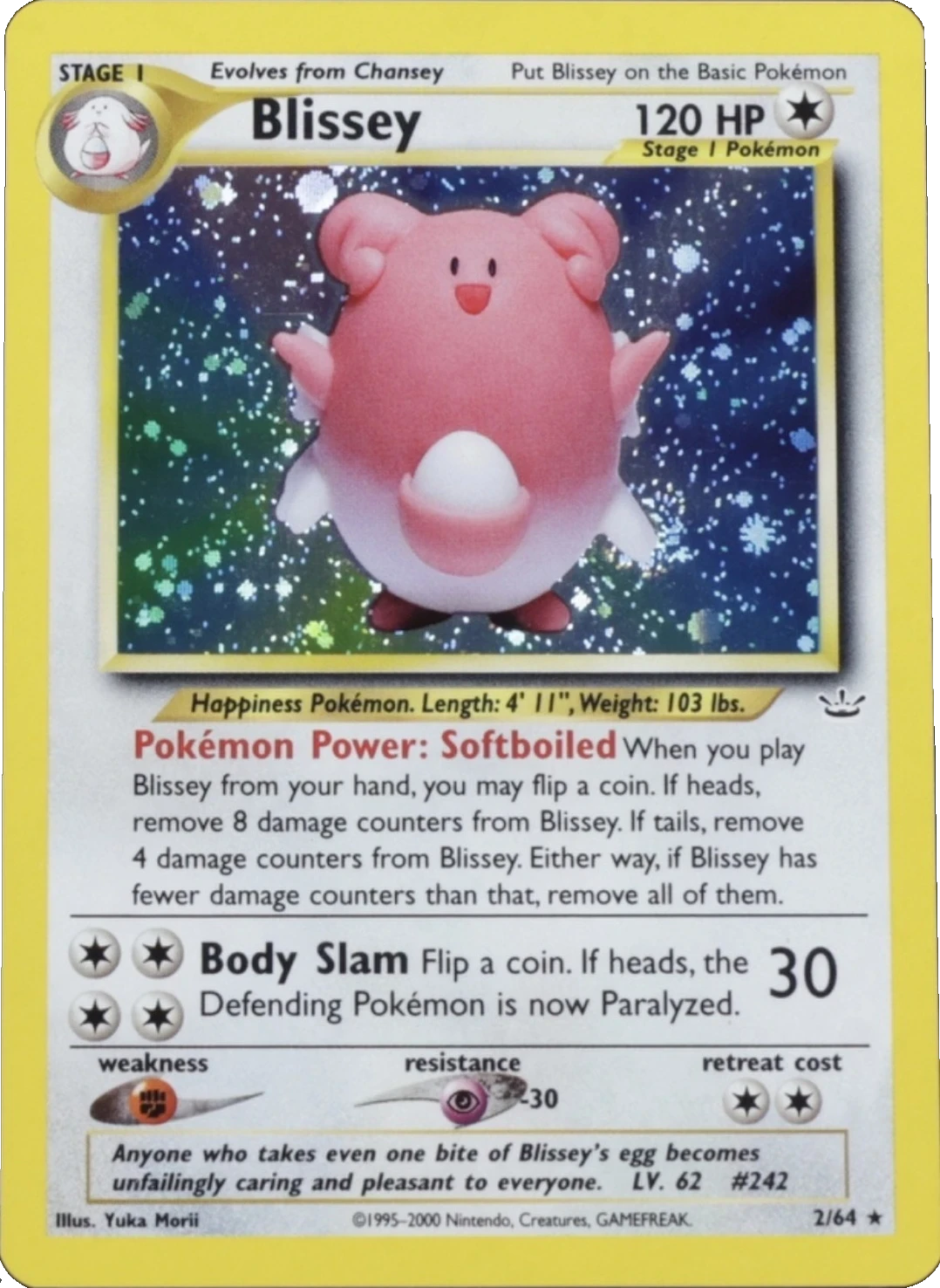 Blissey Double Holo Error