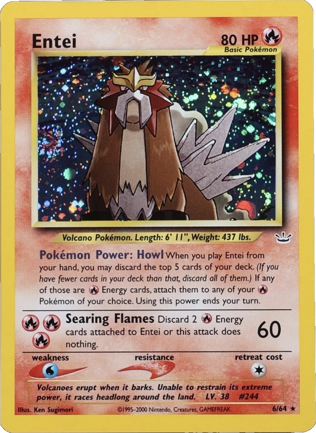 Entei Double Holo Error
