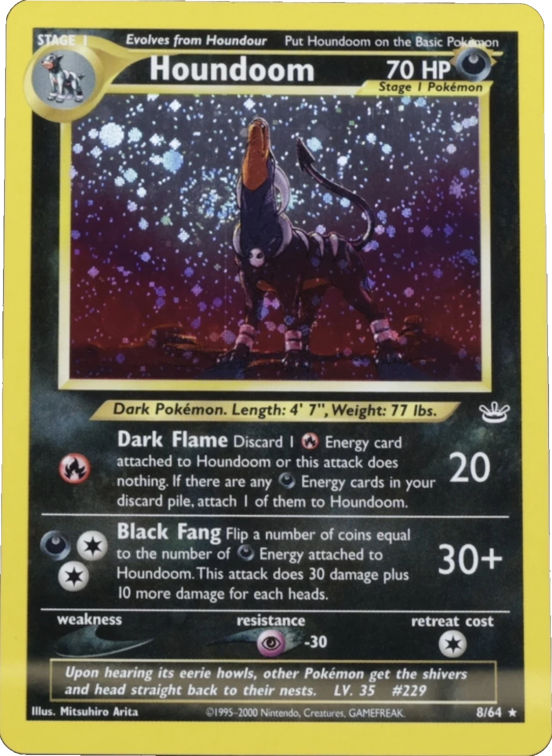Houndoom Double Holo Error