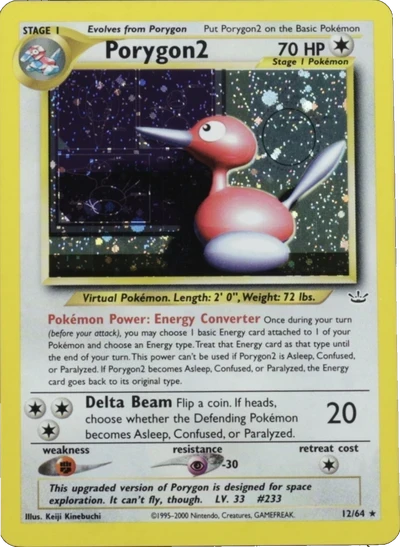 Porygon2 Regular Holo