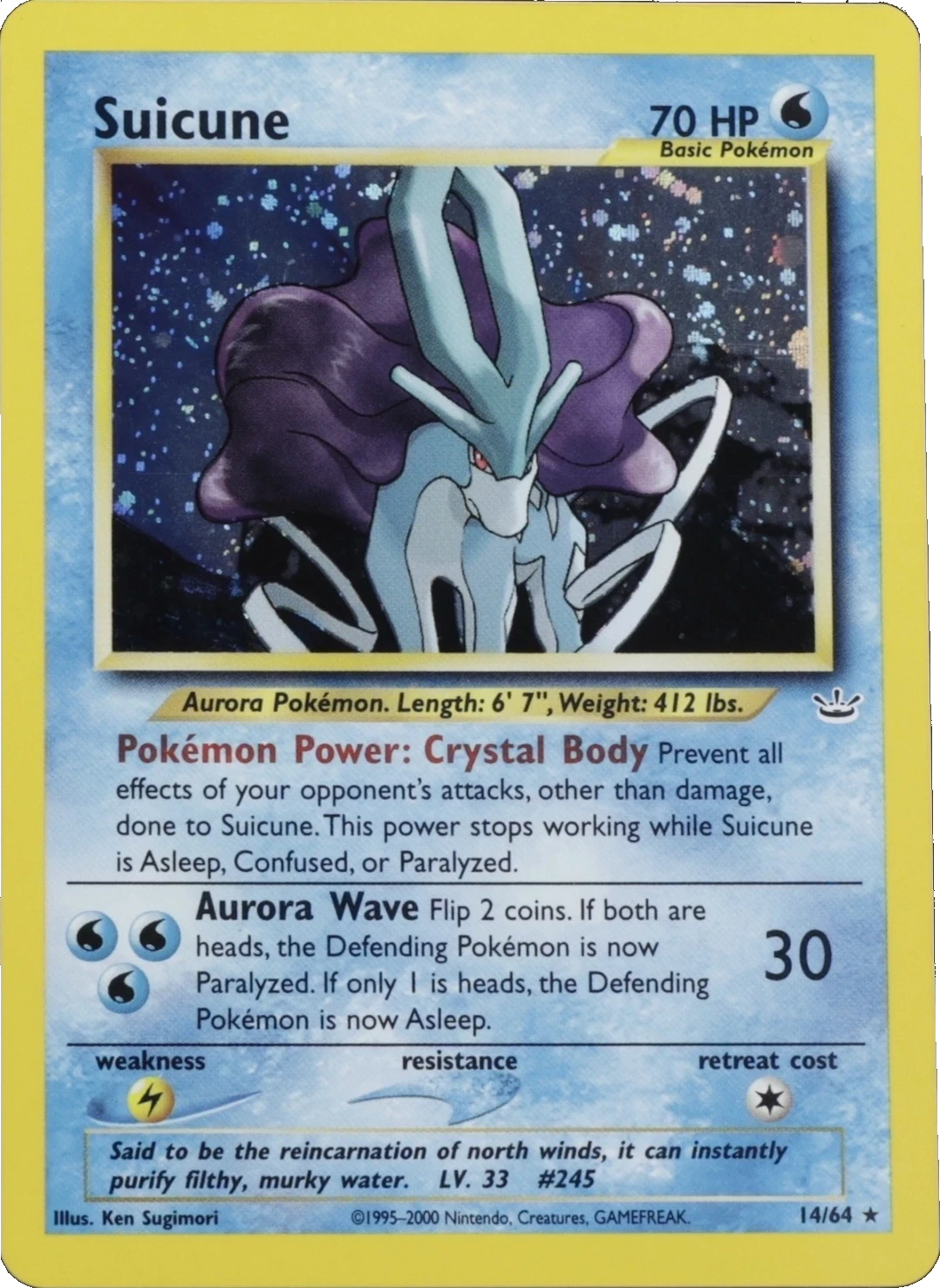 Suicune Double Holo Error